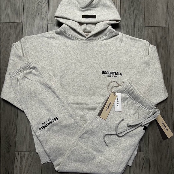 Essentials Other - Essentials Heather Gray Hoodie and Joggers